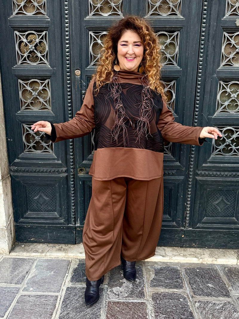 COMPLETO GEOMETRIE CIOCCOLATO