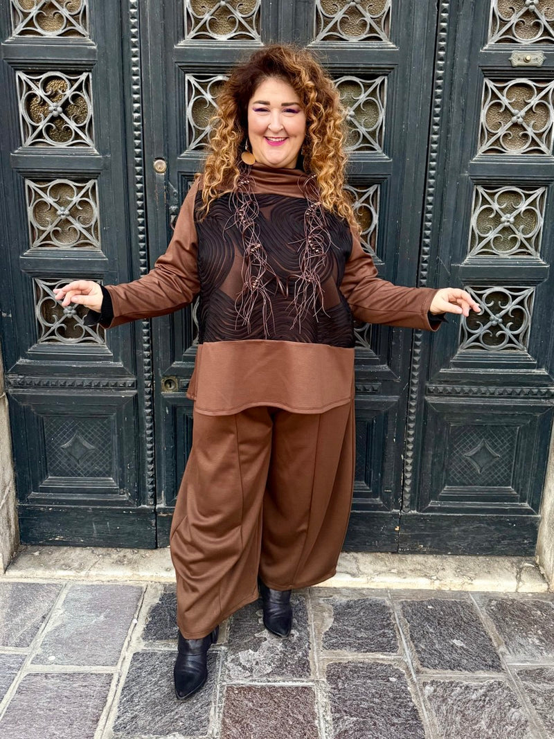 COMPLETO GEOMETRIE CIOCCOLATO