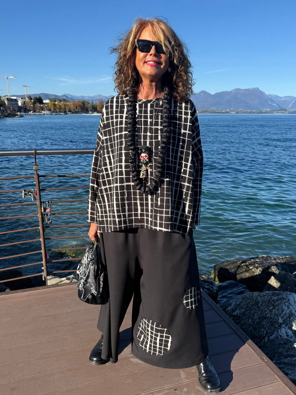 COMPLETO PALAZZO CON BOLLE