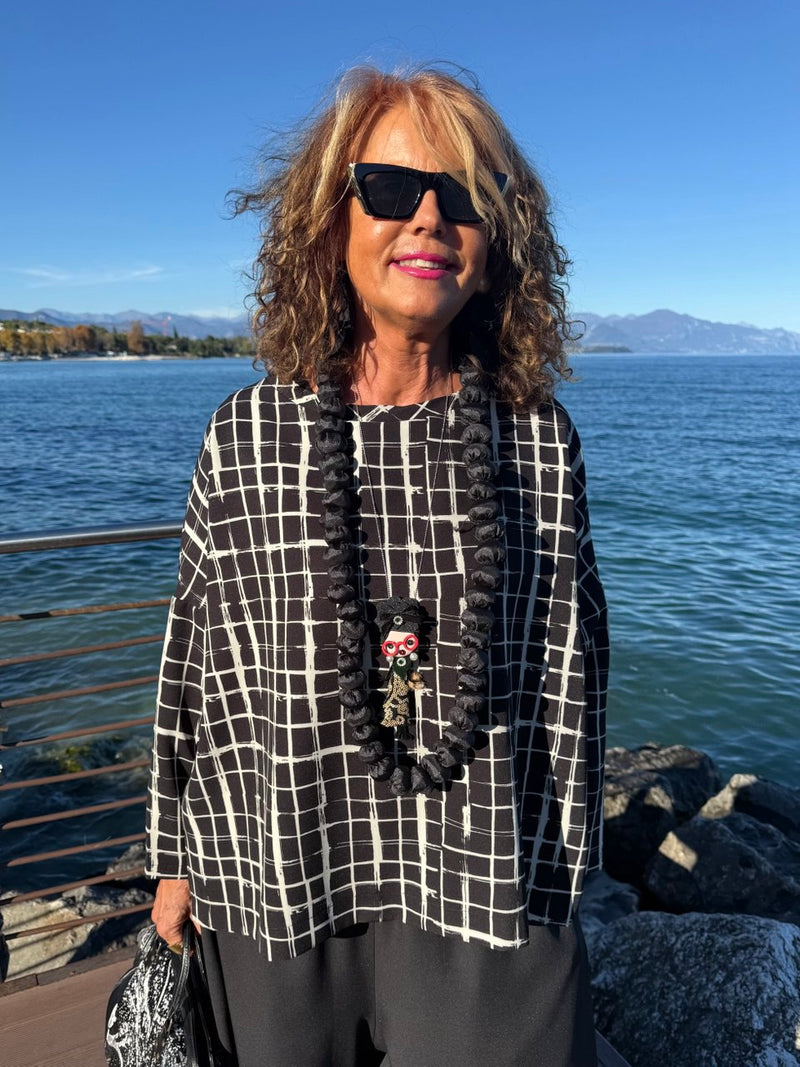 COMPLETO PALAZZO CON BOLLE