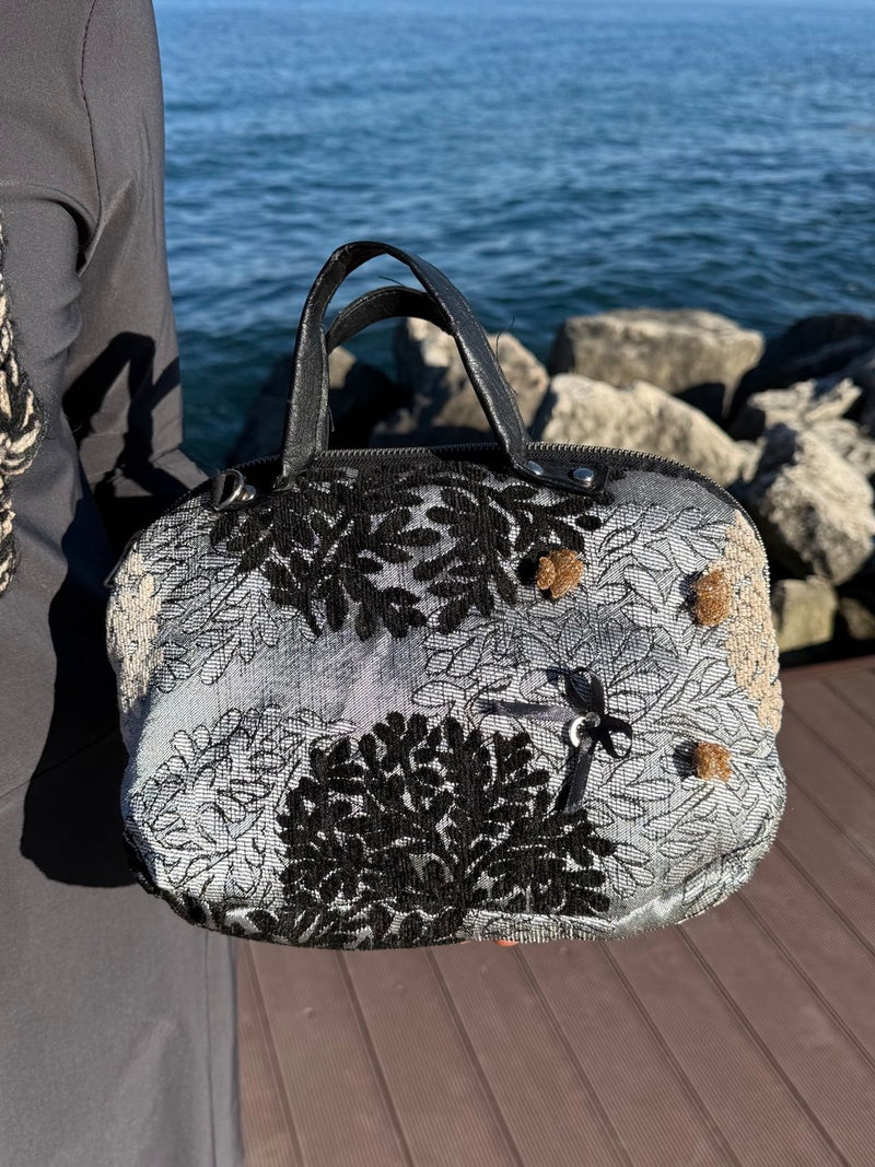 BORSETTA NERA E GRIGIA