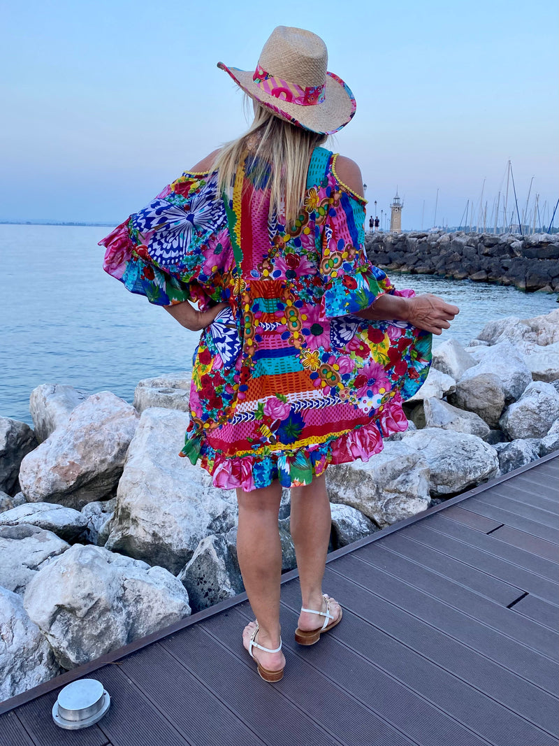 Poncho in cotone