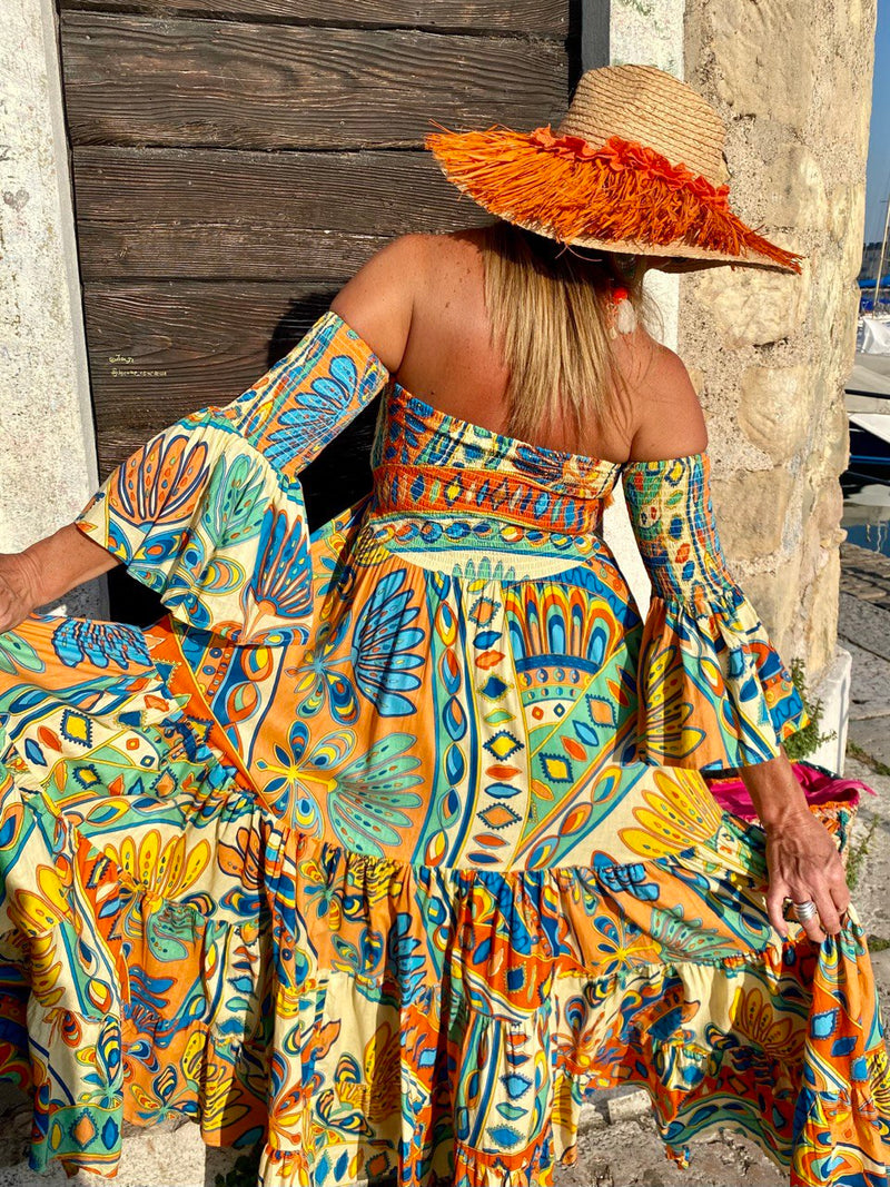 ABITO GITANA MULTICOLOR