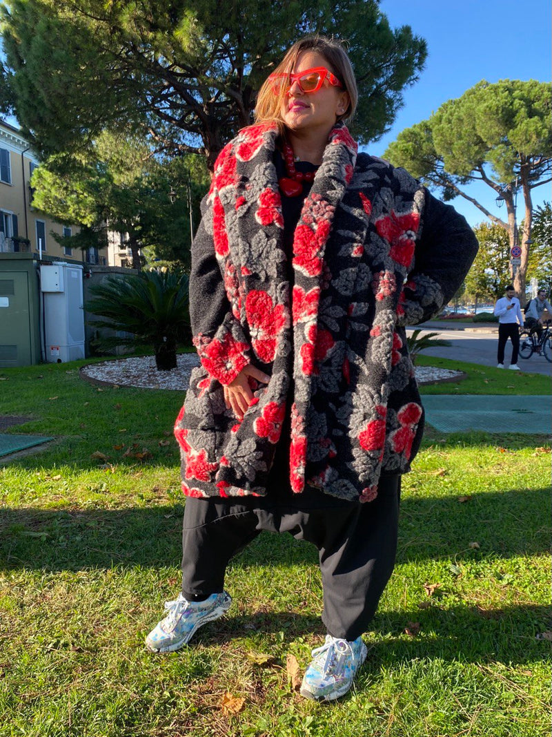 CAPPOTTO LUNGO CON CAPPUCCIO REVERSIBILE