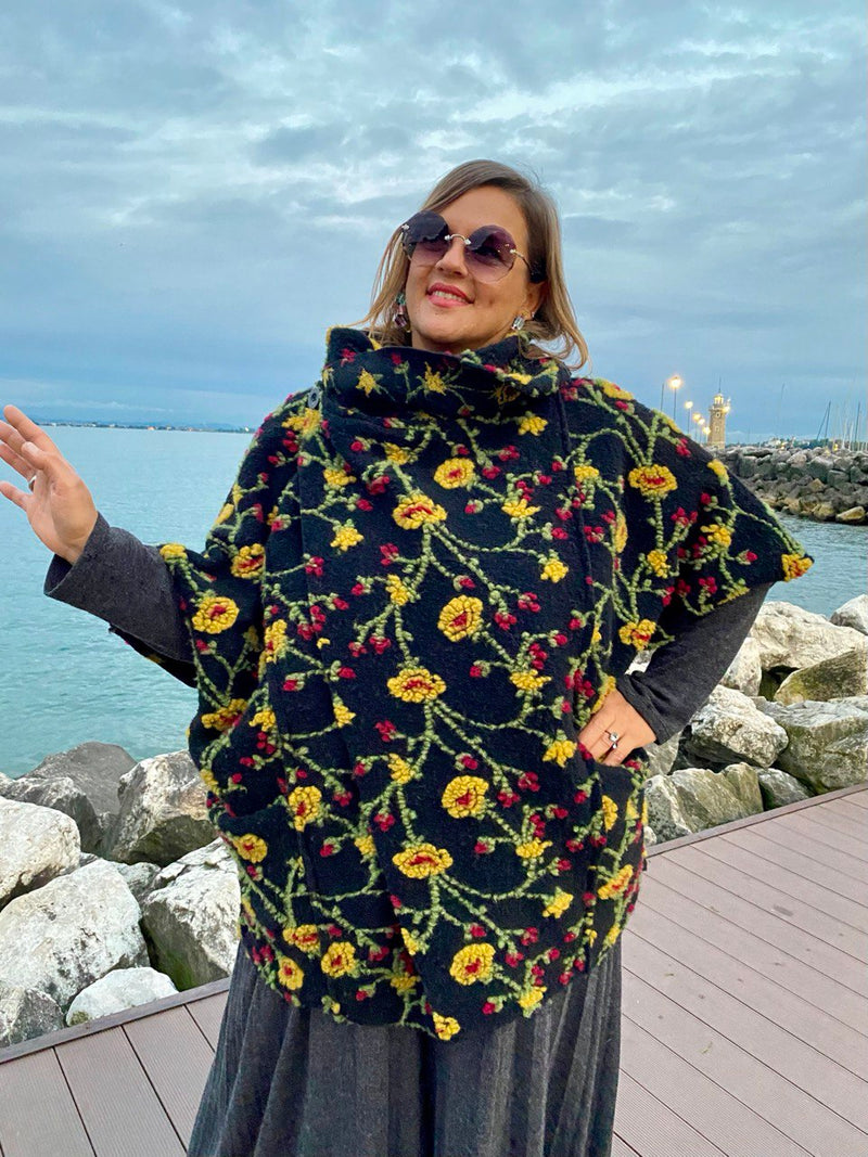 CAPPOTTO LUNGO CON CAPPUCCIO REVERSIBILE