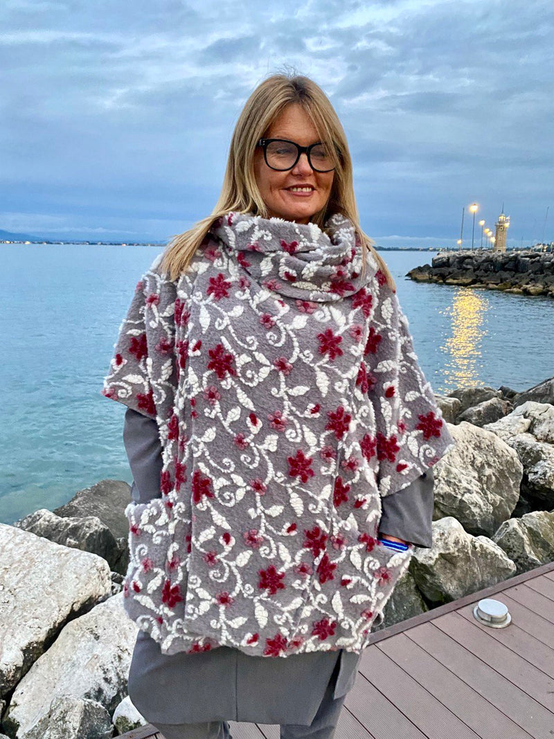 CAPPOTTO LUNGO CON CAPPUCCIO REVERSIBILE