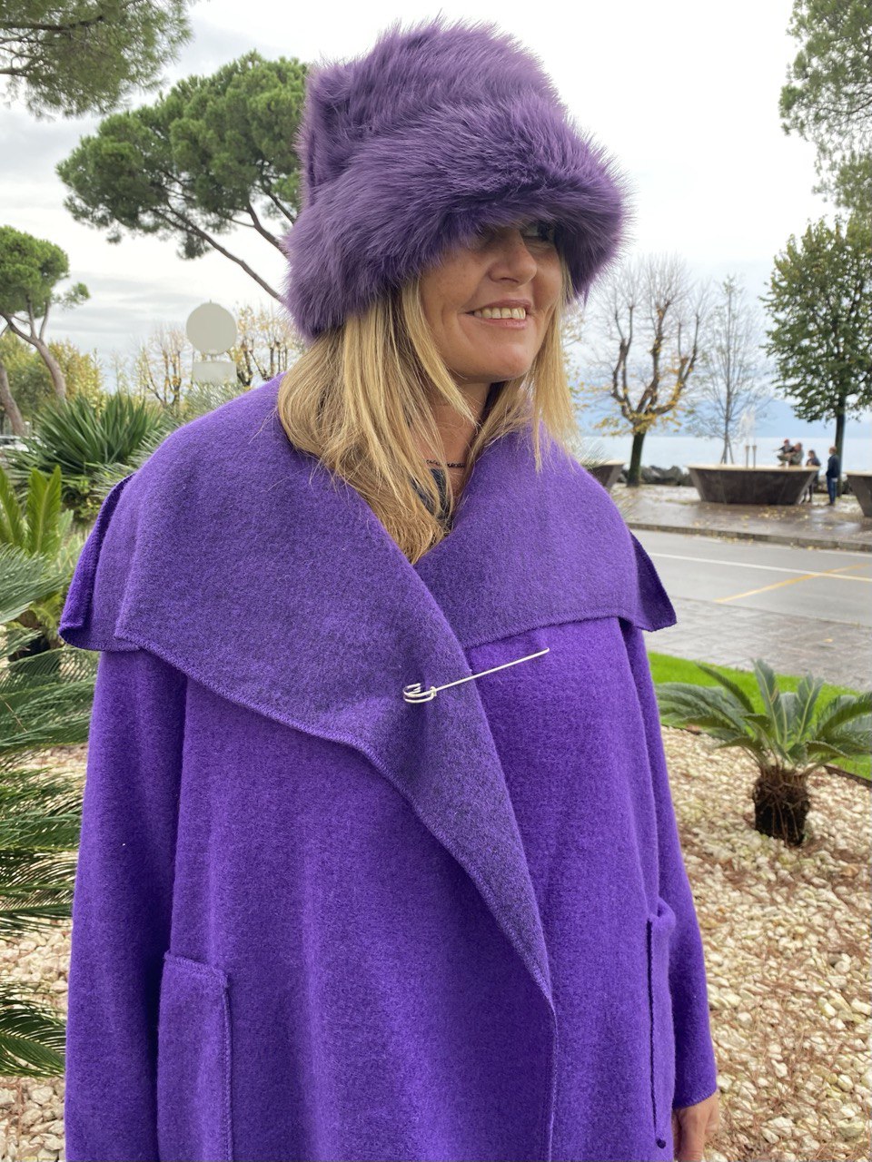 CAPPOTTO / CARDIGAN PARIGI VIOLA