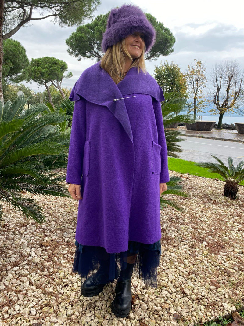 CAPPOTTO / CARDIGAN PARIGI VIOLA