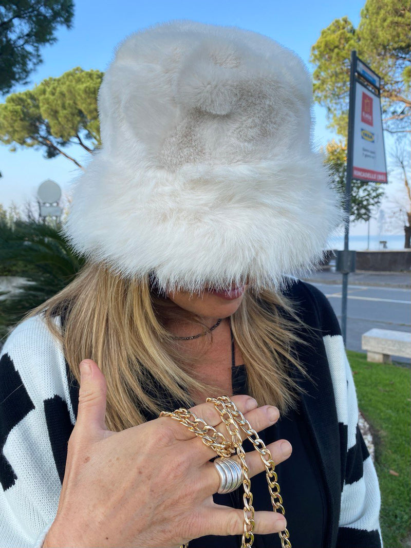 CAPPELLINO TEDDY BIANCO