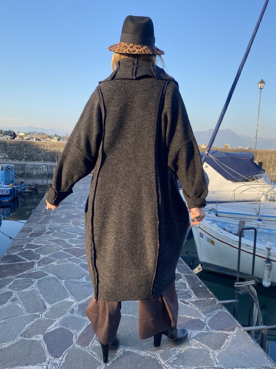 CAPPOTTO ETNIC ANTRACITE