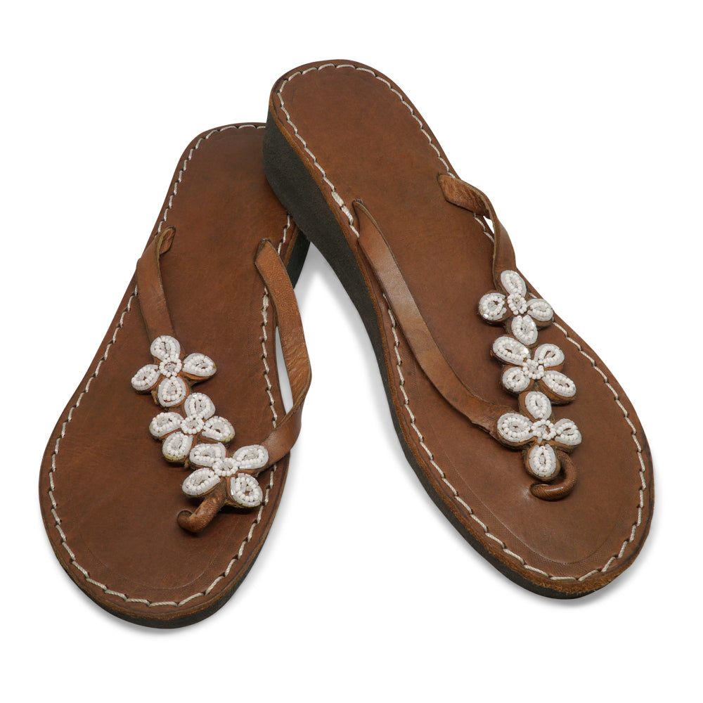 MODEL COLOR LEATHER SANDALS WEDGE (EU X / US X) test purchase