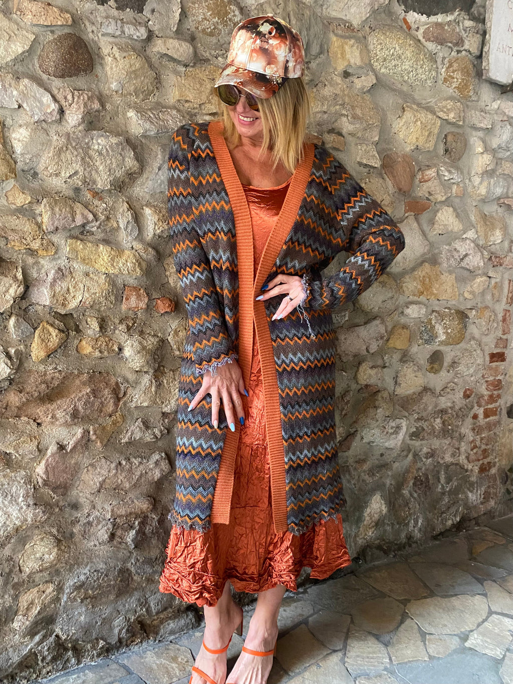Cardigan orange Missoni