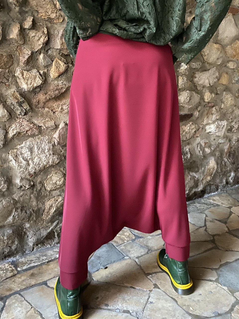 Pantalone turco bordeaux